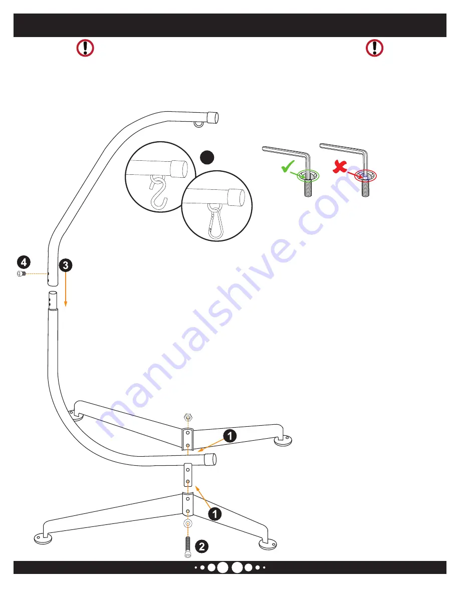 Sunnydaze C-Stand HSHC Owner'S Manual Download Page 2