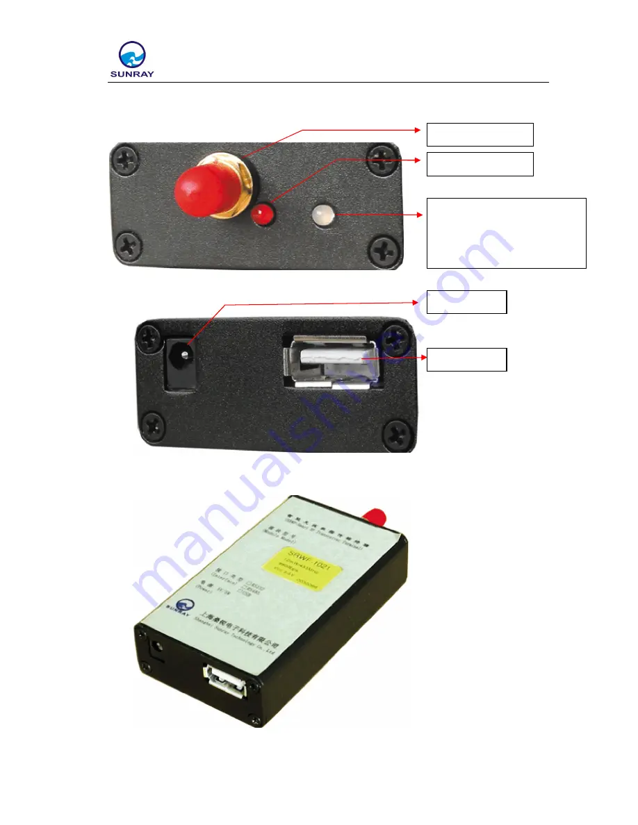 SUNRAY SRWF-Smart RF Terminal User Manual Download Page 8