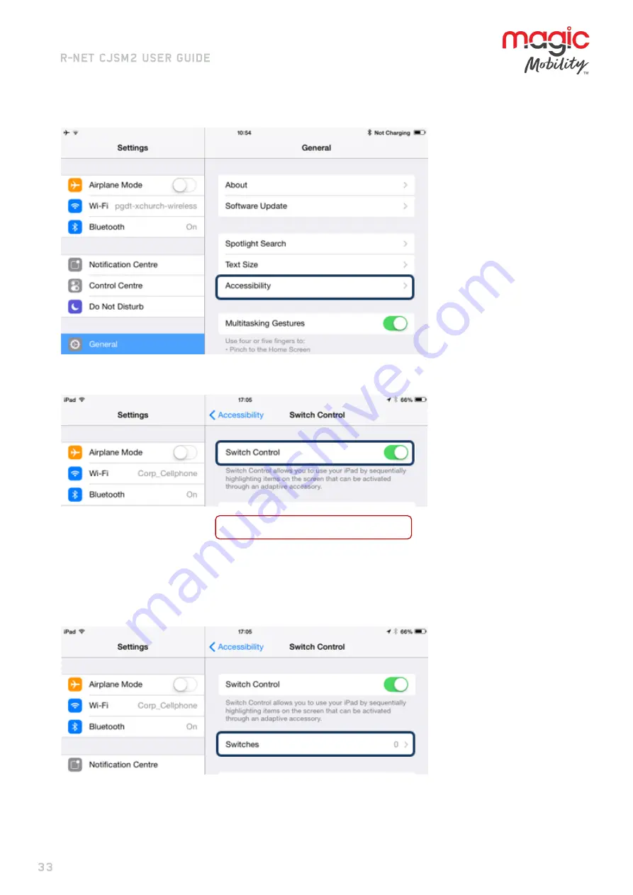 Sunrise Medical Magic Mobility R-net CJSM2 User Manual Download Page 33