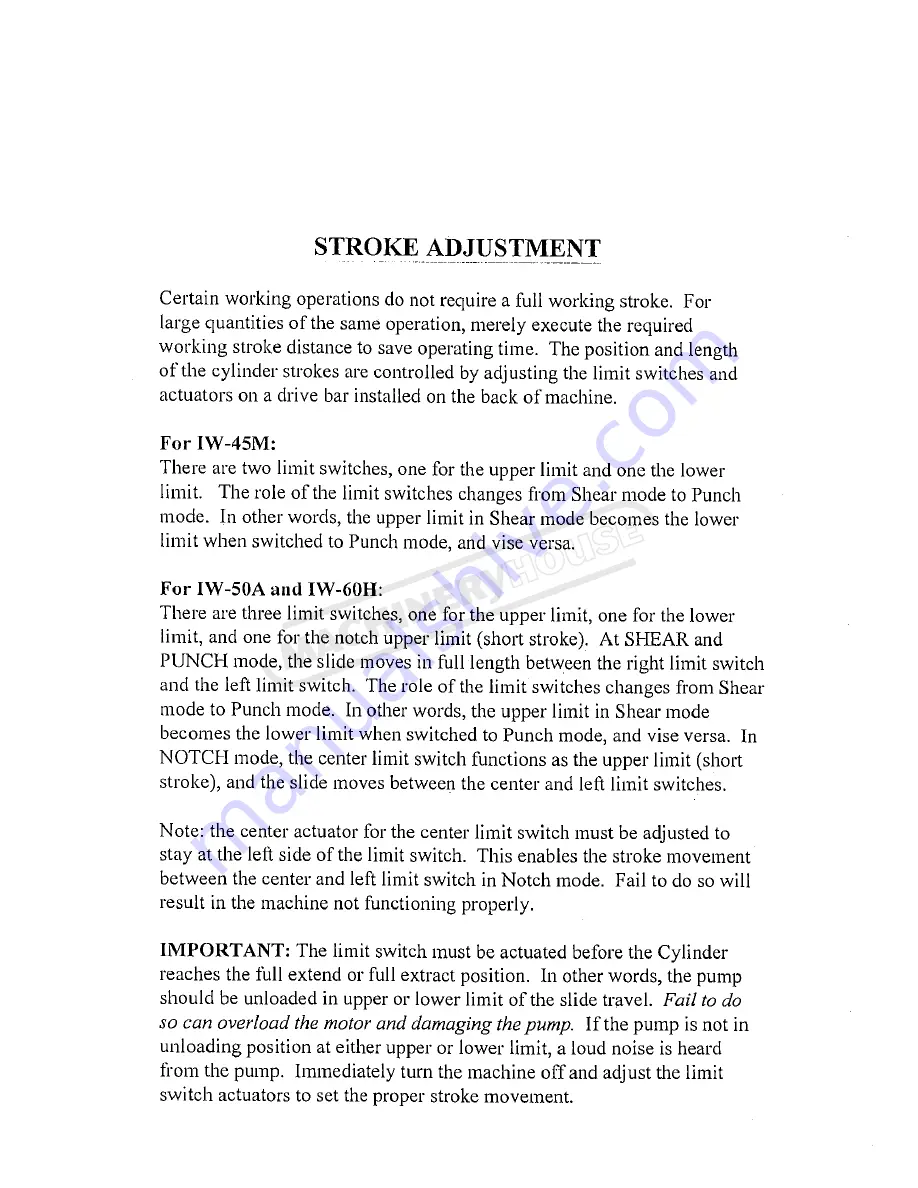 Sunrise IW-60H Instruction Manual Download Page 19