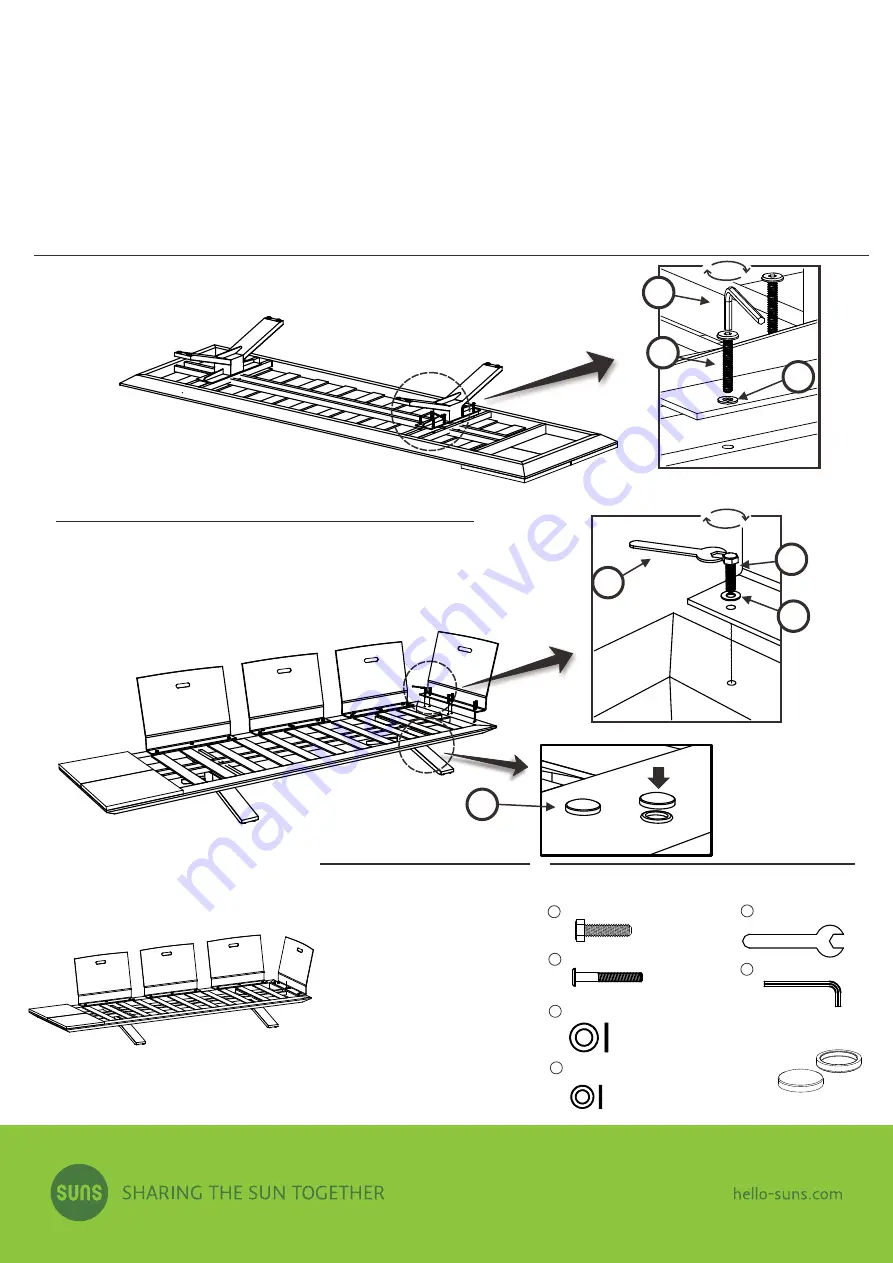 SUNS GREEN STOCKHOLM Assembly Instructions Download Page 1