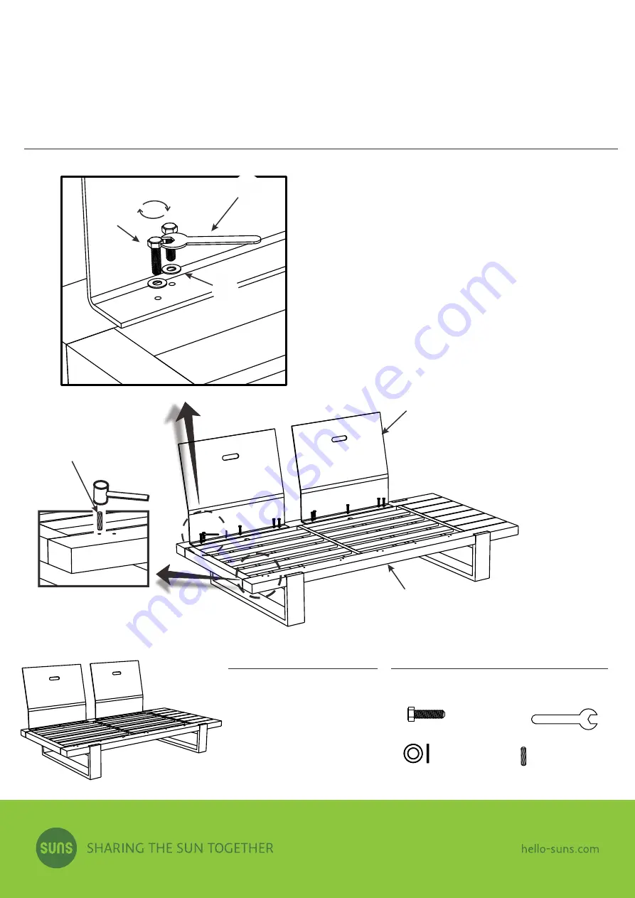 SUNS NARDO GREEN Assembly Instructions Download Page 1