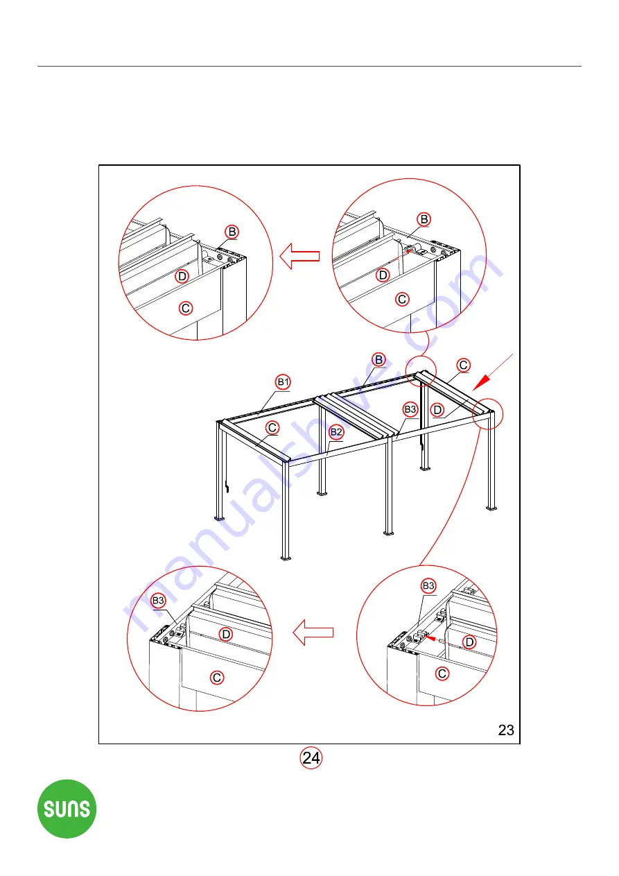 SUNS Rota 360x600 Assembly Instruction Manual Download Page 27