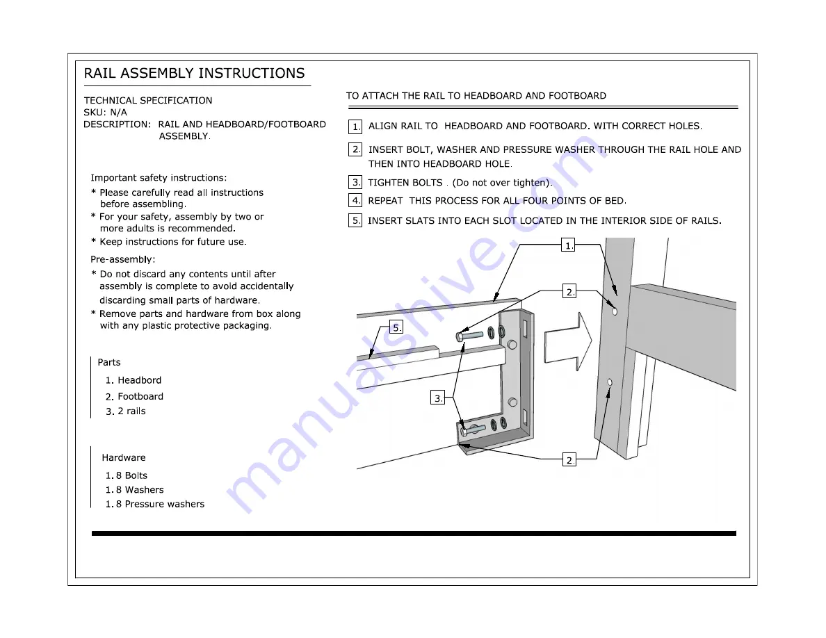 Sunset Trading HH-475 Assembly Instructions Download Page 2