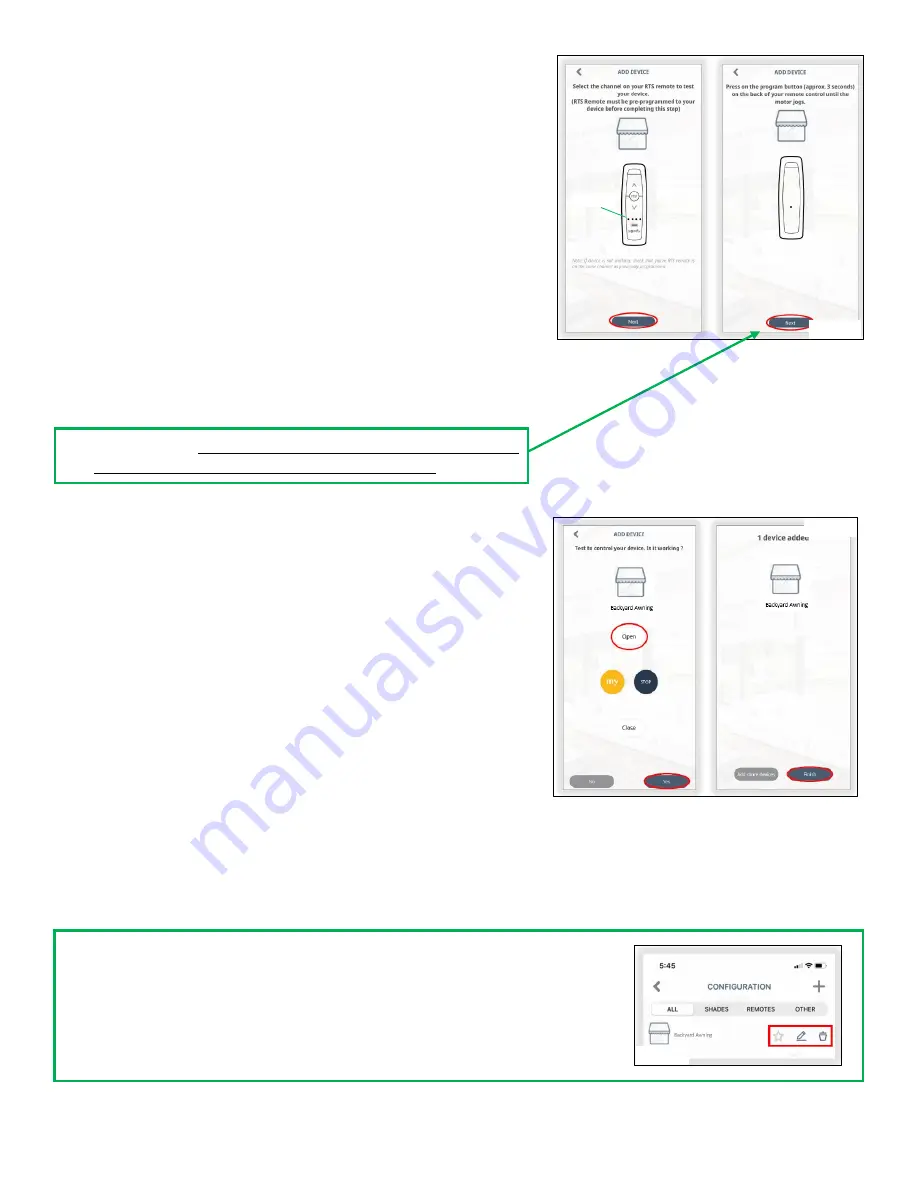 SunSetter Somfy TaHoma Скачать руководство пользователя страница 9