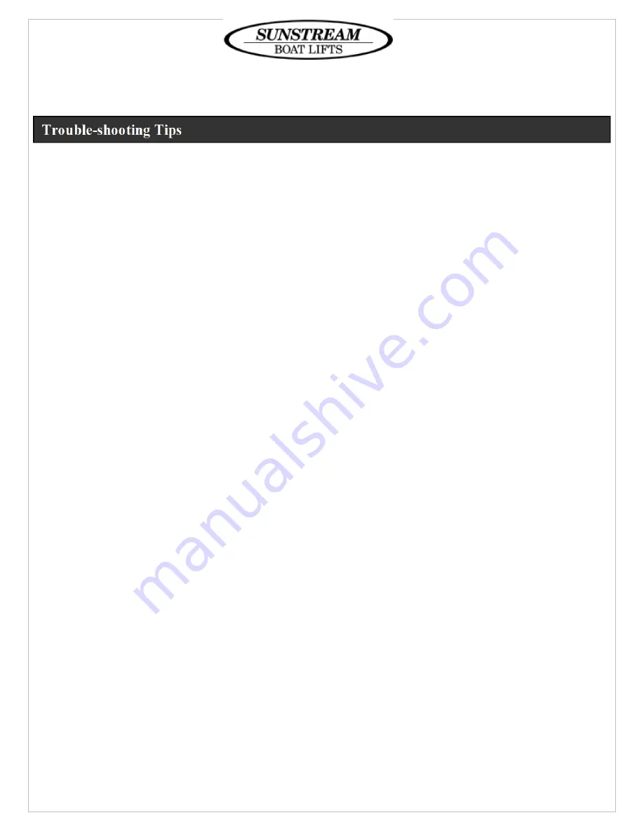 Sunstream FL10014 Use And Installation  Manual Download Page 35