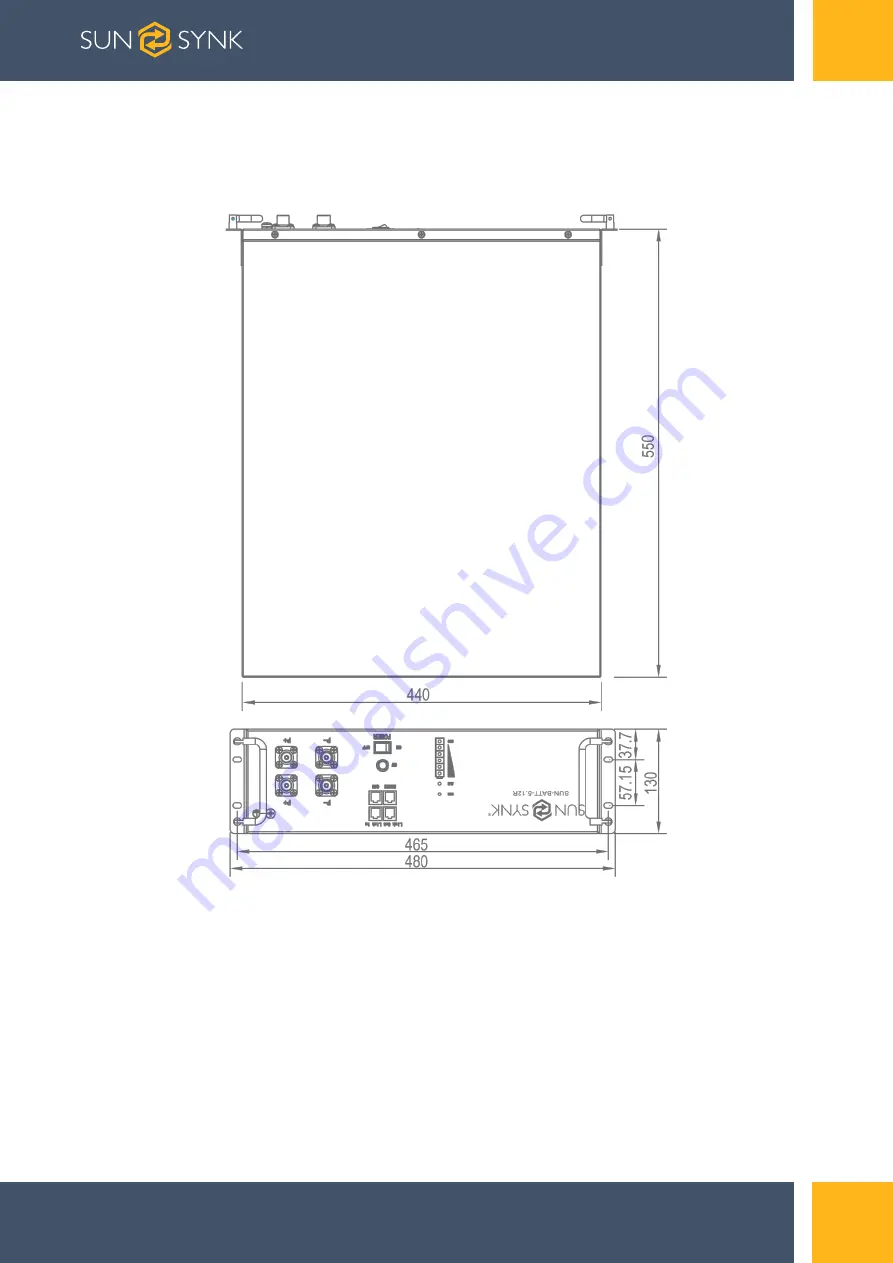 SunSynk SUN-BATT-5.12R User Manual Download Page 12