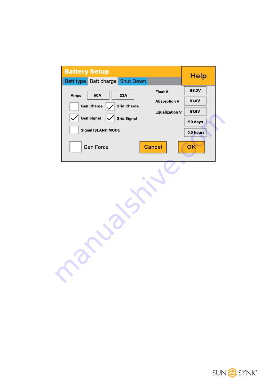 SunSynk SUNSYNK-3.6K-SG01LP1 User Manual Download Page 39