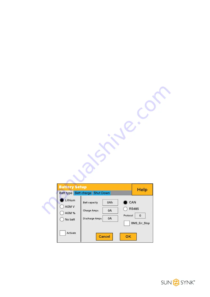 SunSynk SUNSYNK-3.6K-SG01LP1 Скачать руководство пользователя страница 43