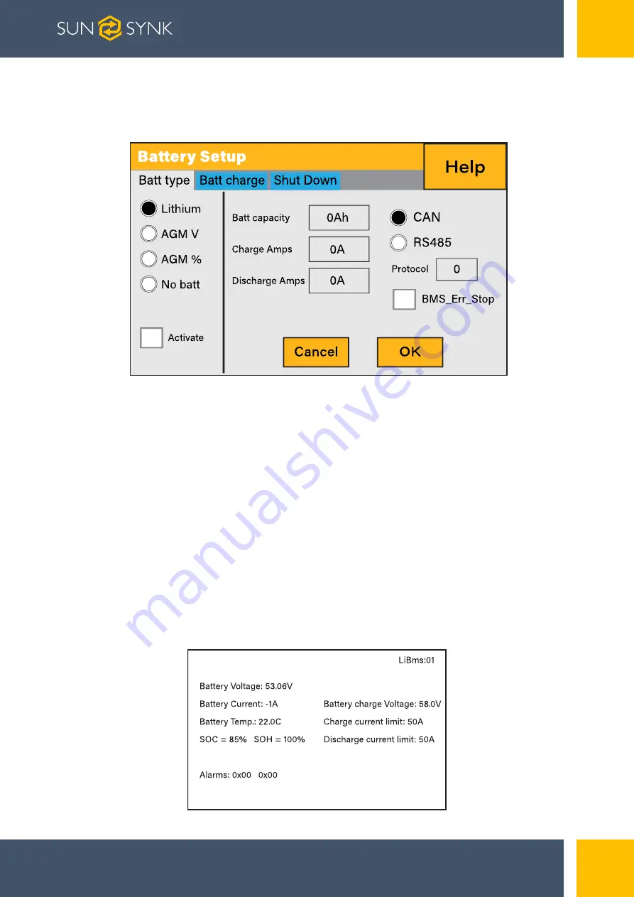 SunSynk SUNSYNK-3.6K-SG04LP1 Скачать руководство пользователя страница 45