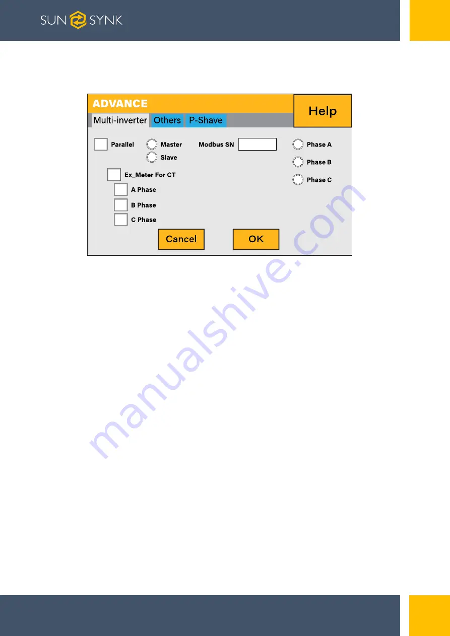 SunSynk SUNSYNK-3.6K-SG04LP1 Installer Manual Download Page 55