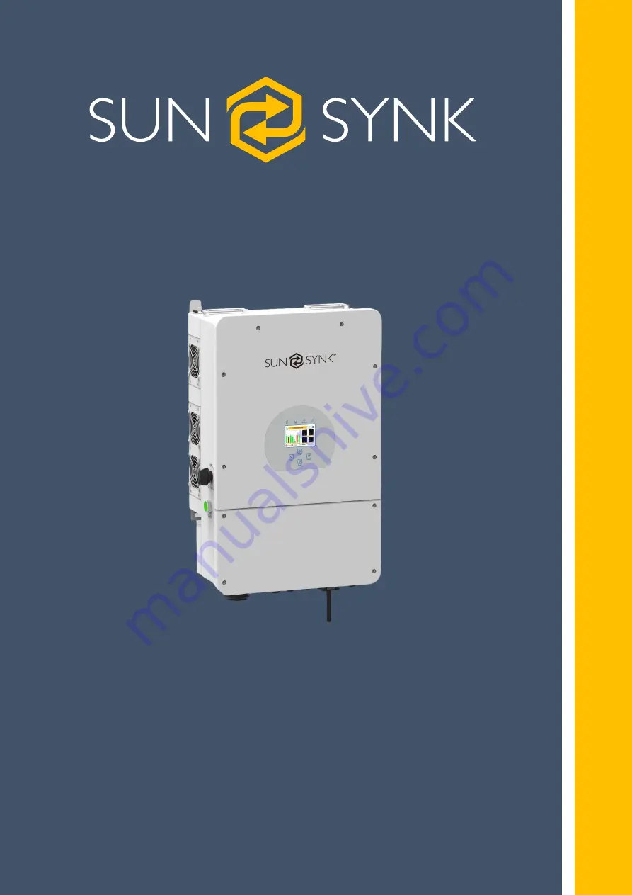 SunSynk SUNSYNK-8K-SG01LP1 Installer Manual Download Page 1