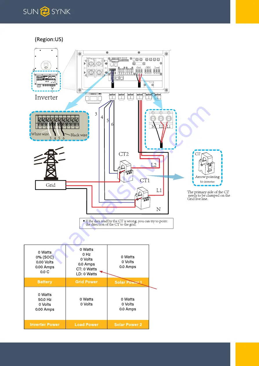 SunSynk SUNSYNK-8K-SG01LP1 Installer Manual Download Page 24