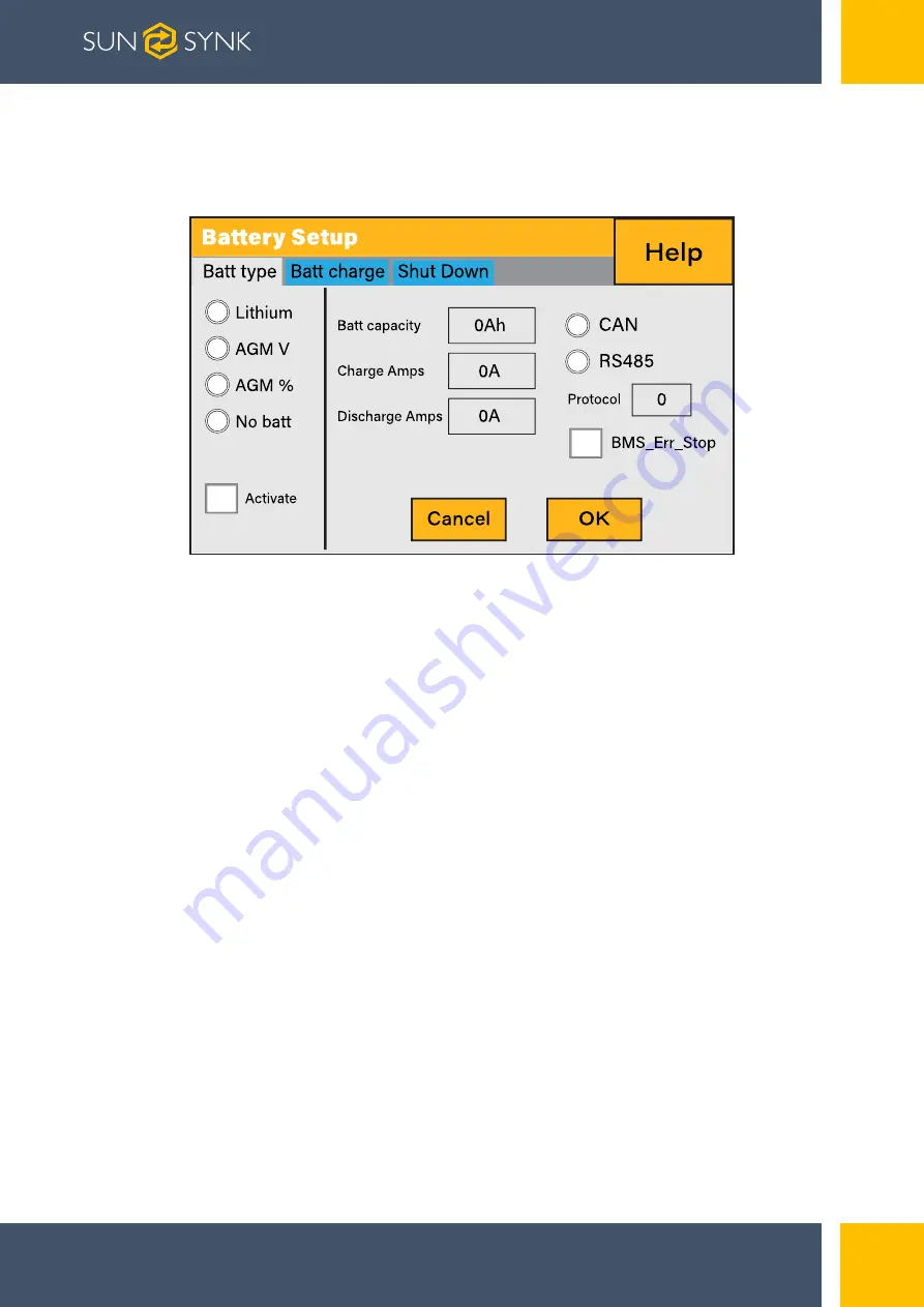 SunSynk SUNSYNK-8K-SG01LP1 Installer Manual Download Page 46