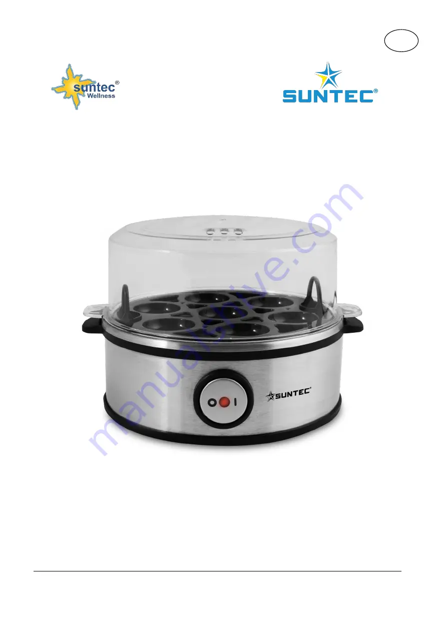 Suntec Wellness EGG-8564 design Скачать руководство пользователя страница 1