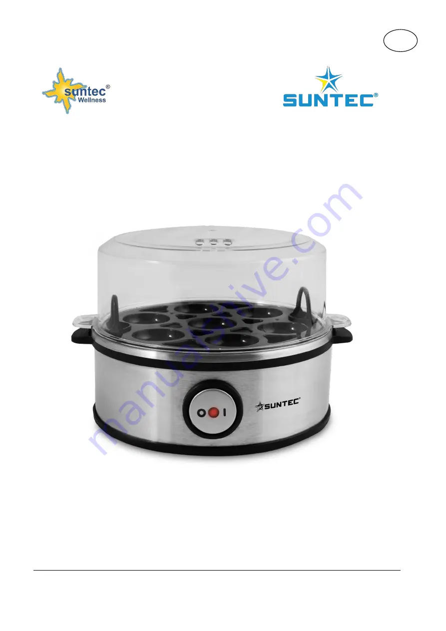 Suntec Wellness EGG-8564 design Instruction Manual Download Page 7