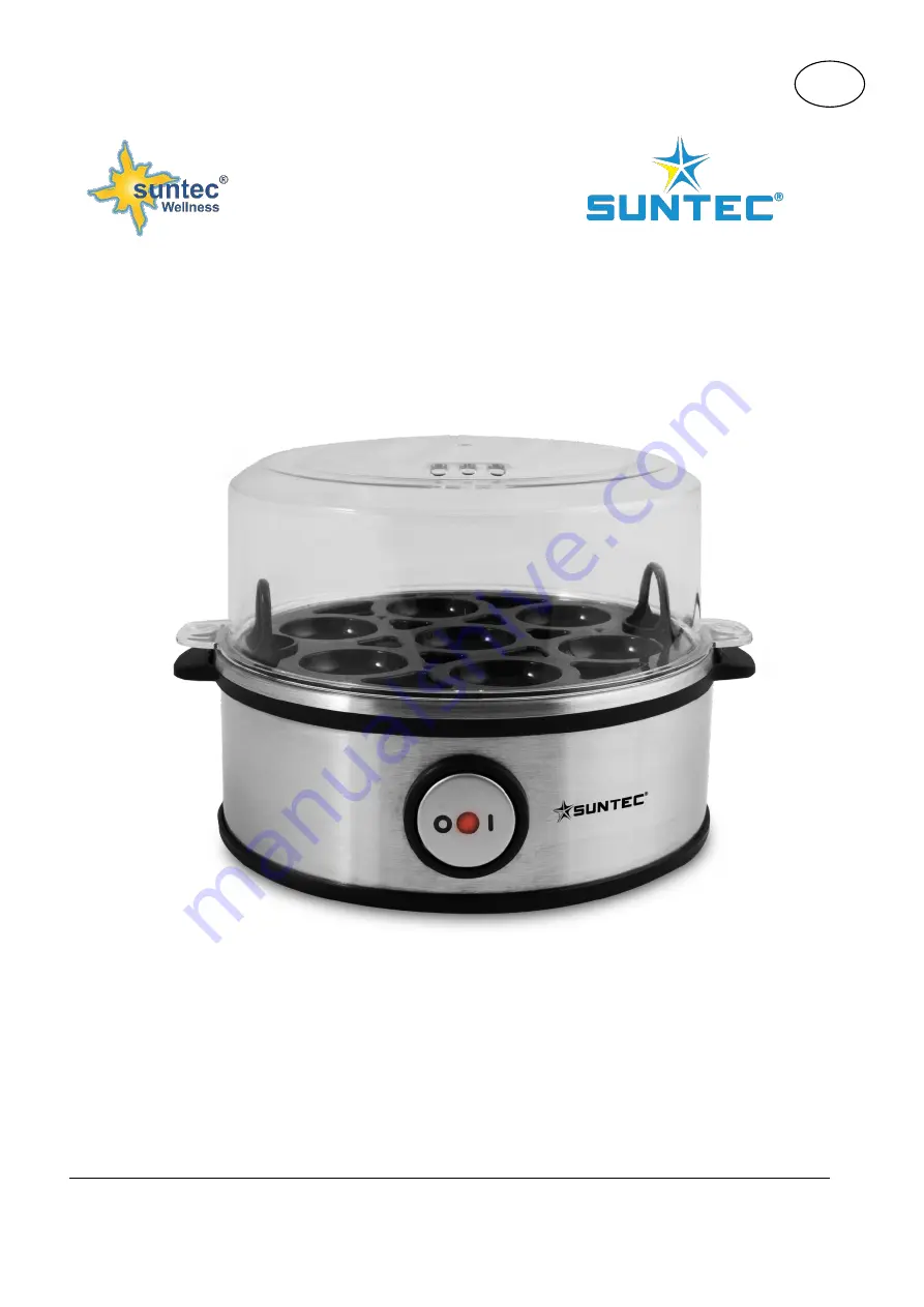 Suntec Wellness EGG-8564 design Instruction Manual Download Page 18