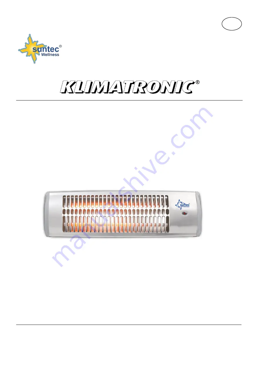 Suntec Wellness KLIMATRONIC 11597 Скачать руководство пользователя страница 14