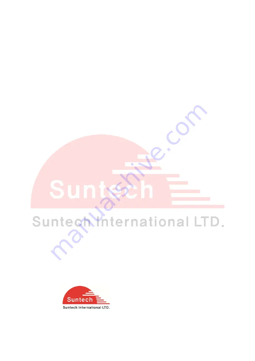 SunTech ST3300 User Manual Download Page 1