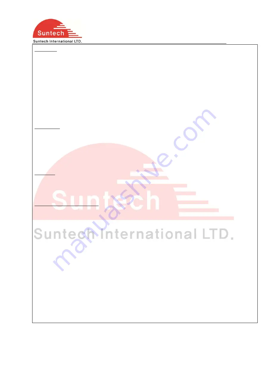 SunTech ST3340 User Manual Download Page 15