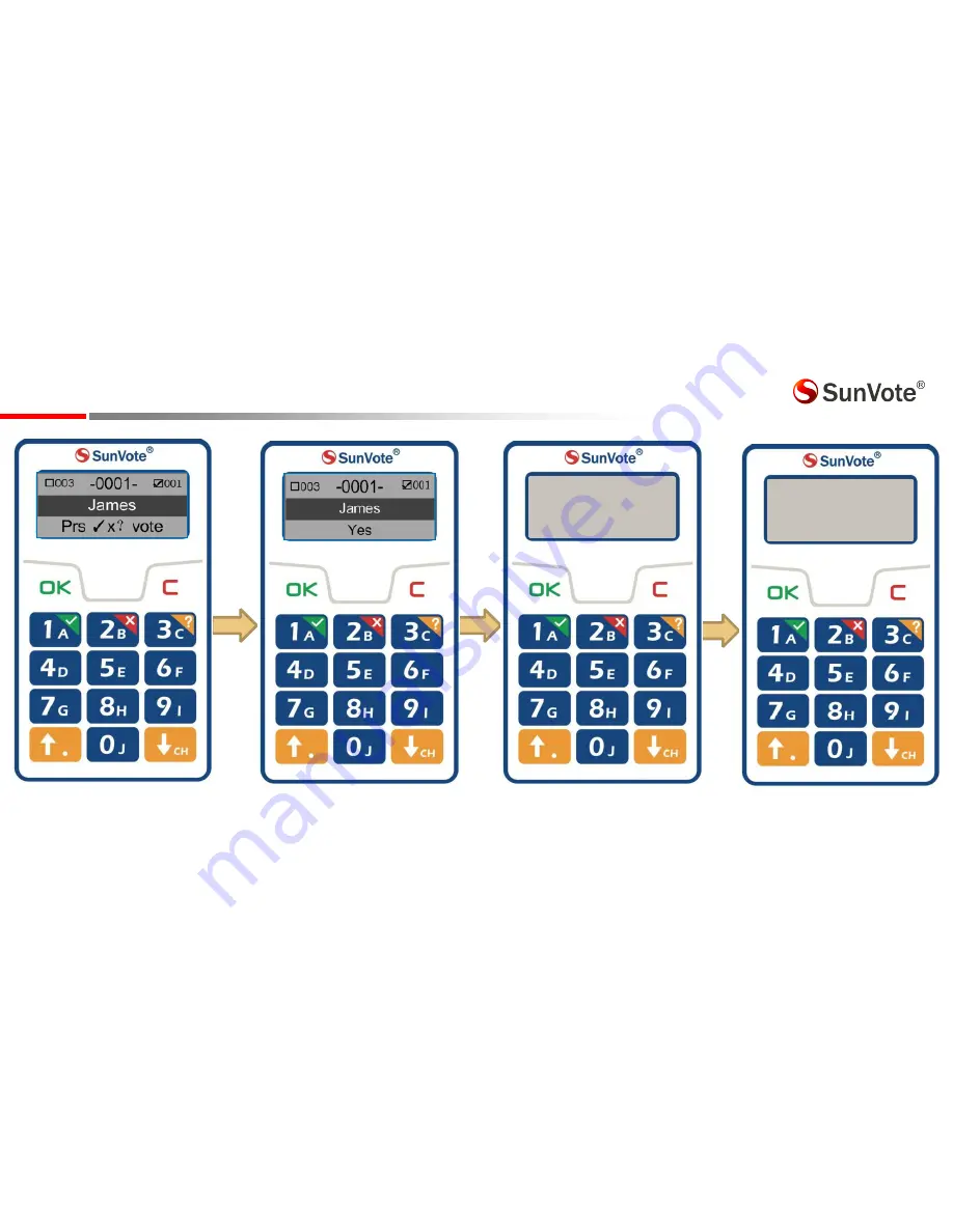 SunVote M52Li-2.4G User Manual Download Page 21