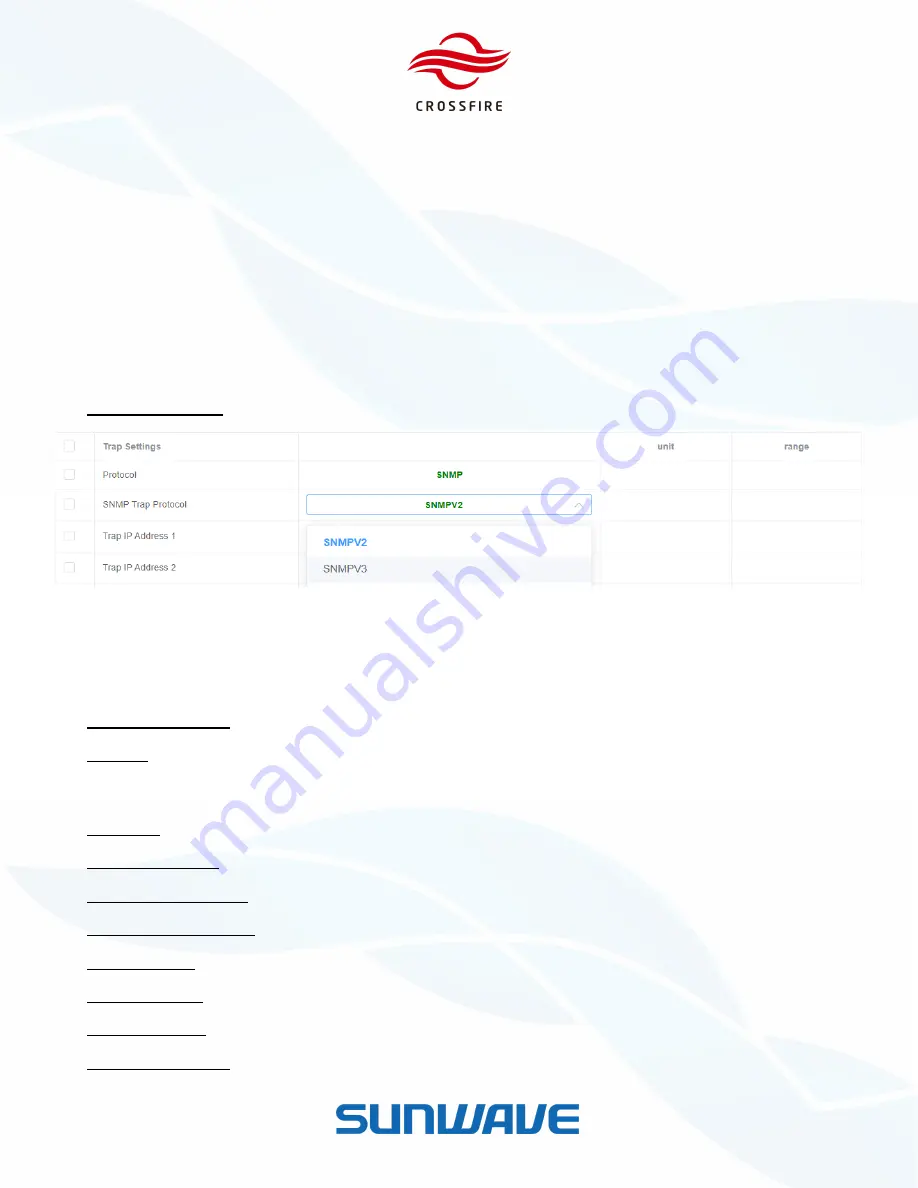 Sunwave CrossFire A2 Commissioning Manual Download Page 18