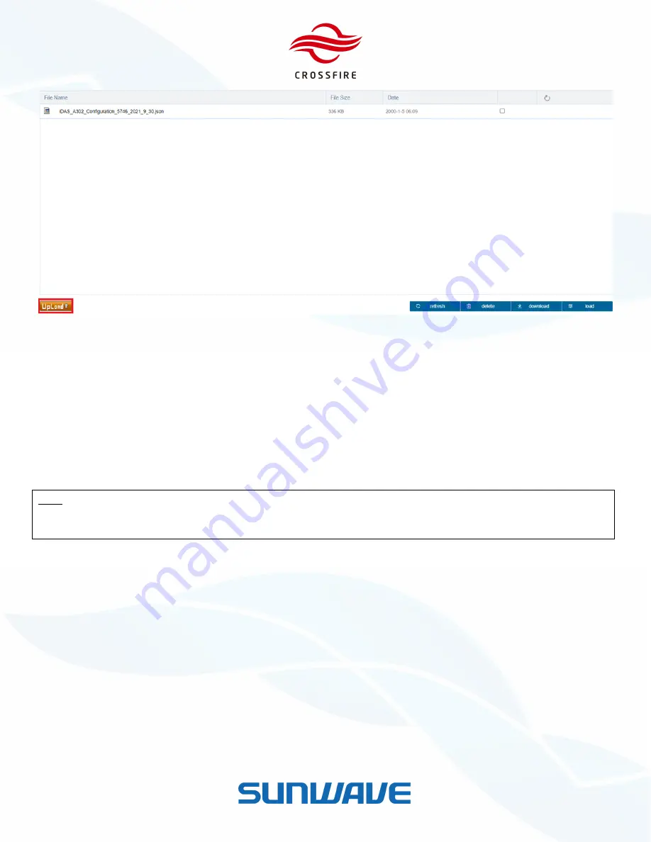 Sunwave CrossFire A2 Commissioning Manual Download Page 43