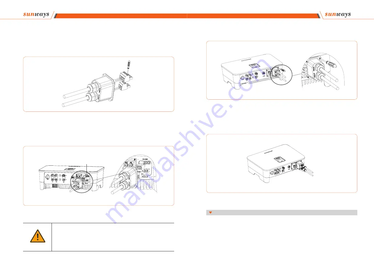 Sunways STH 3-8kW Series User Manual Download Page 22