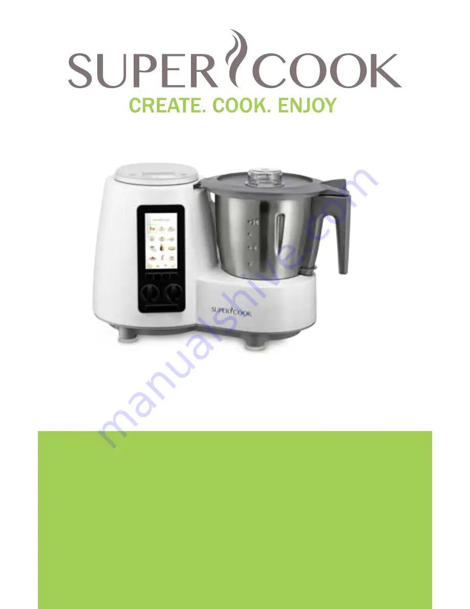 Super Cook YUMI WIFI Скачать руководство пользователя страница 1