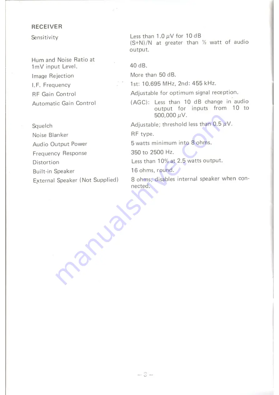 Super Star 120FM Owner'S Manual Download Page 4