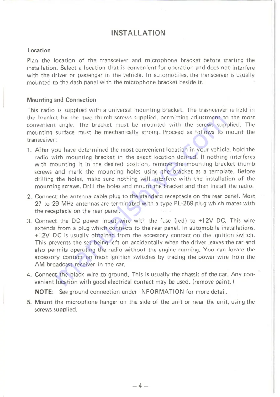 Super Star 120FM Owner'S Manual Download Page 5