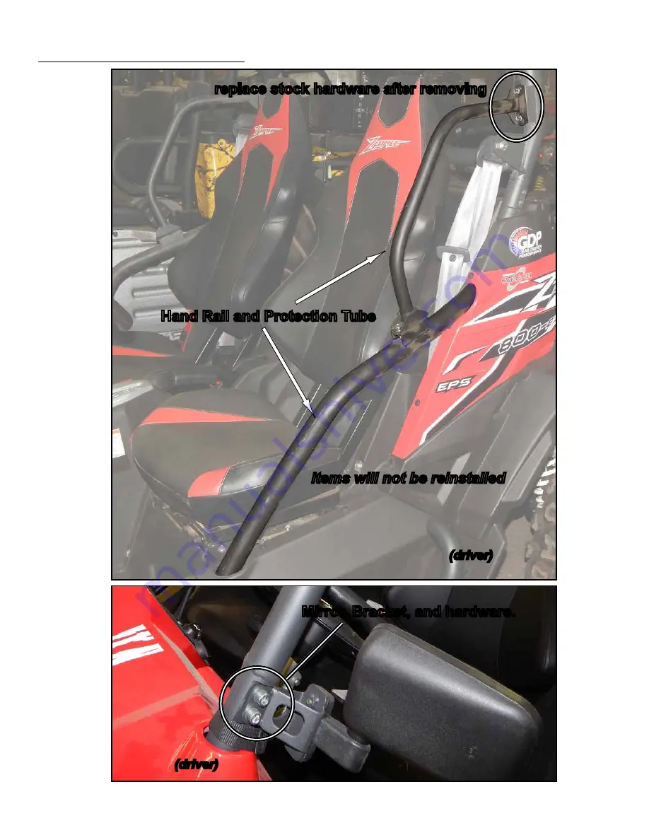 SuperATV DOOR-CF-ZF800EX-00 Installation Instructions Manual Download Page 5