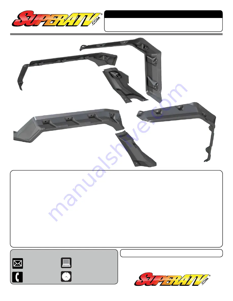 SuperATV FF-CA-DEF Installation Instructions Manual Download Page 1