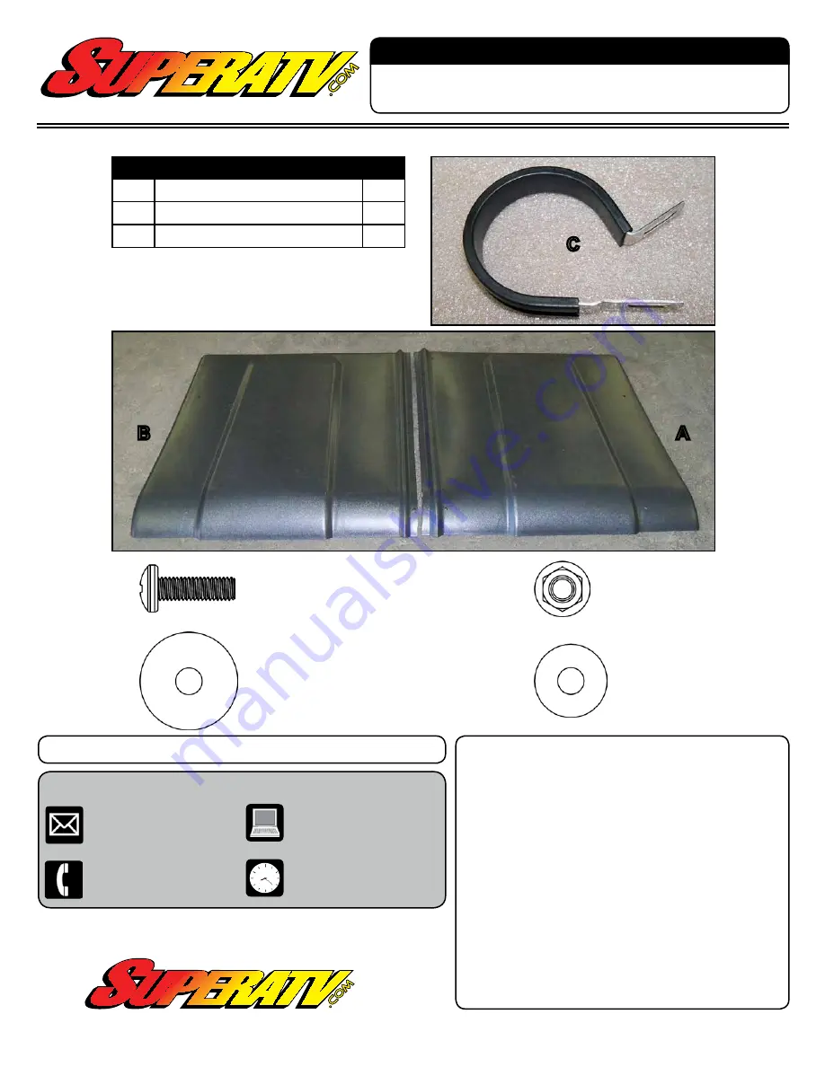 SuperATV PR-P-RAN-09 Installation Instructions Download Page 1