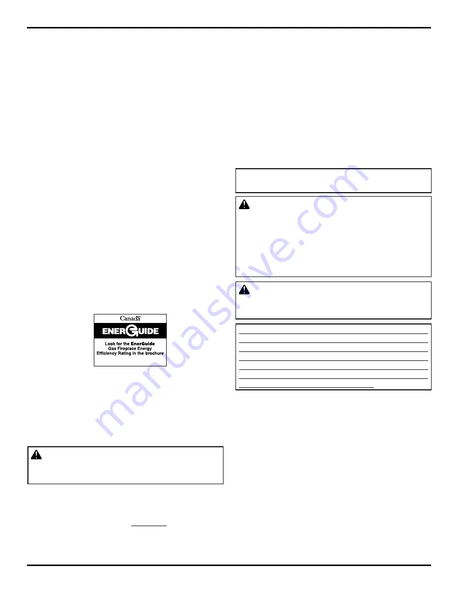 Superior BRT2032TMN Installation And Operation Instructions Manual Download Page 4