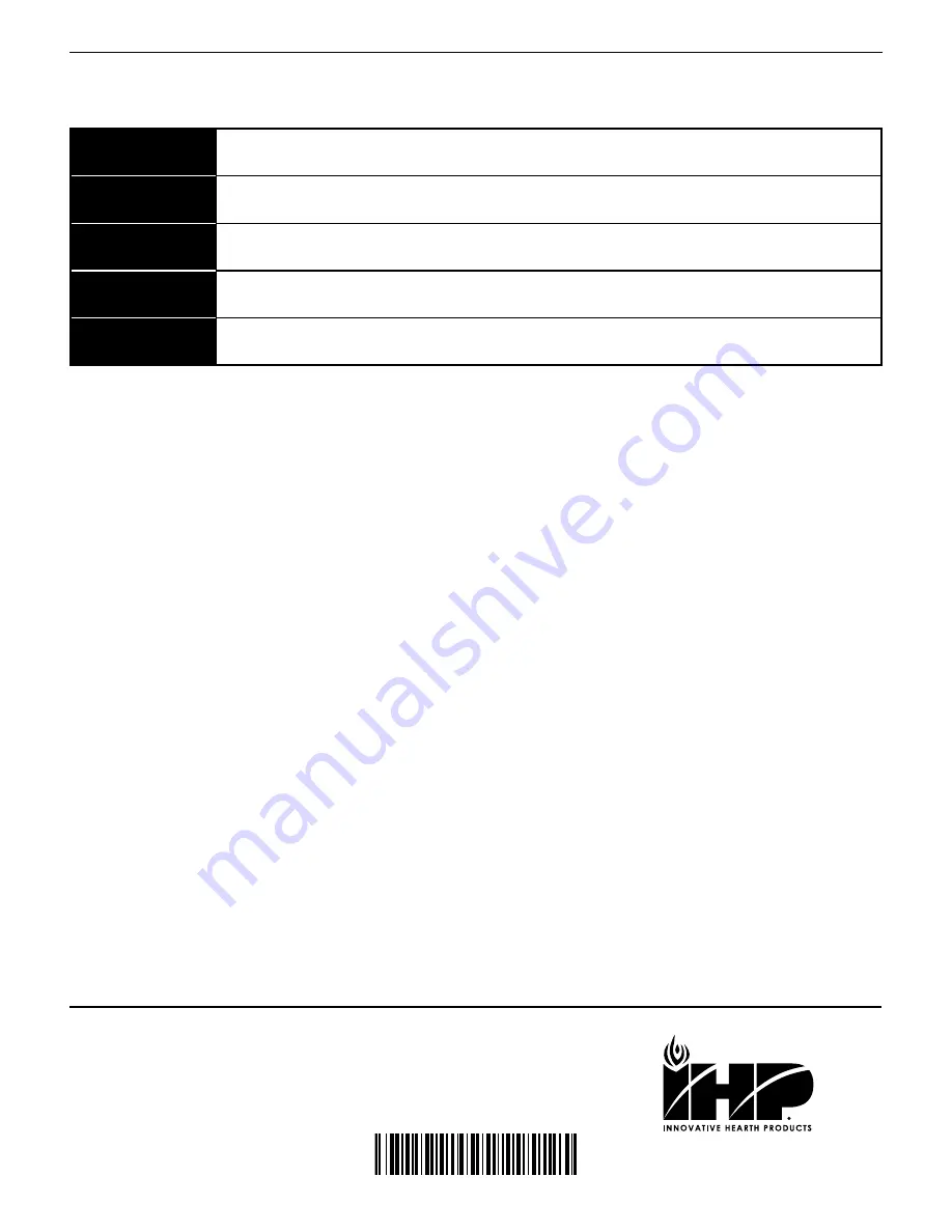 Superior BRT40STTMN Installation And Operation Instructions Manual Download Page 52