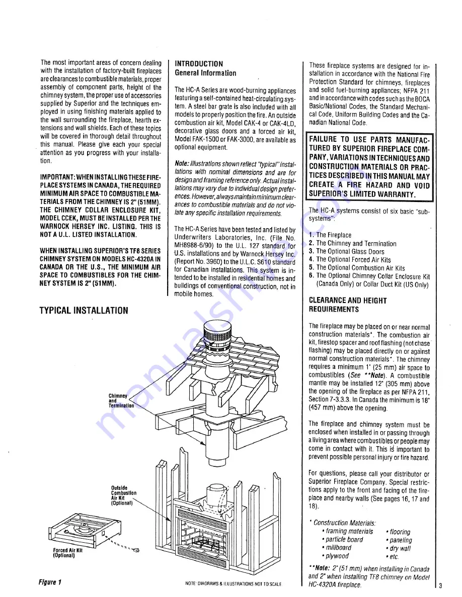 Superior HC-3320A Installation Instructions Manual Download Page 3