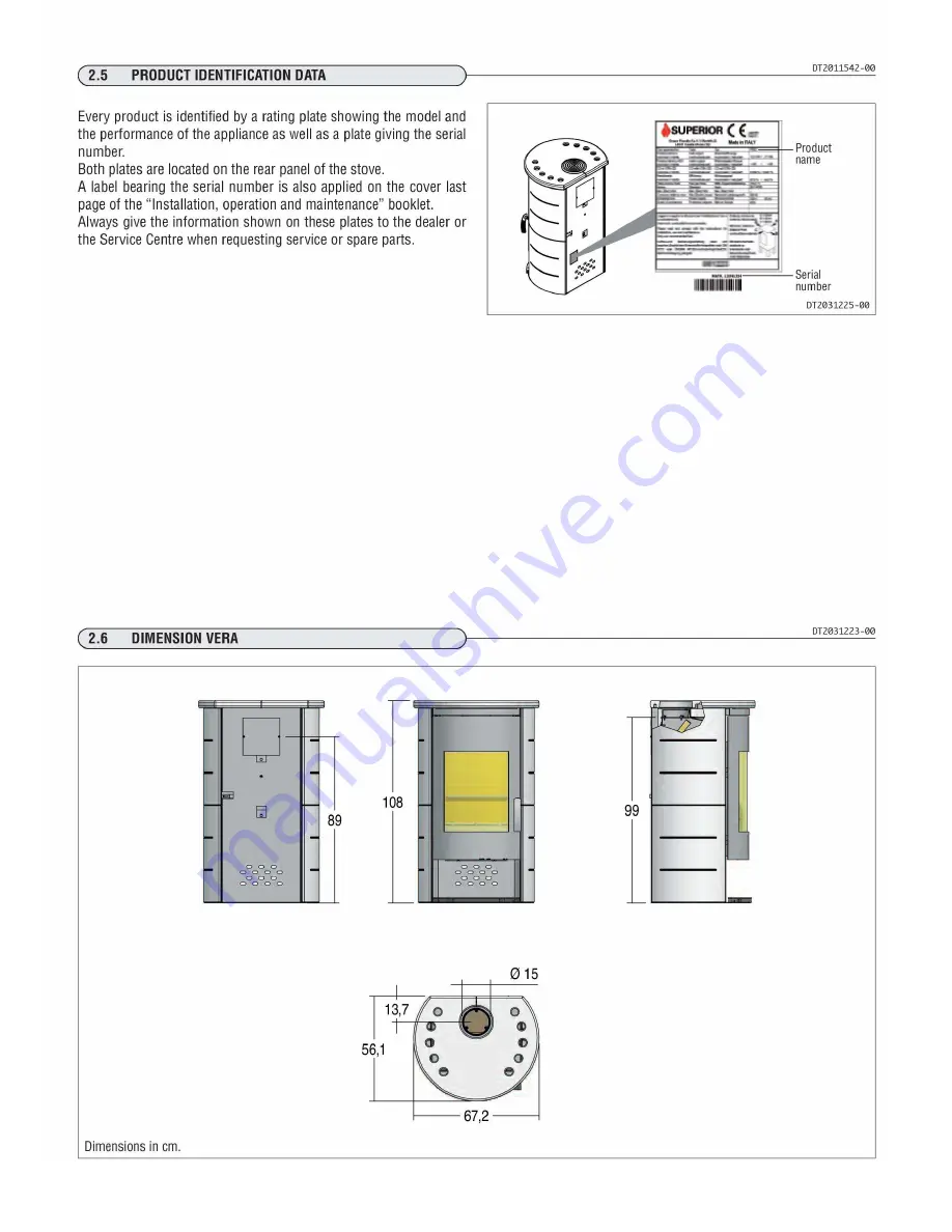 Superior Maddalena Installation & Use Manual Download Page 21