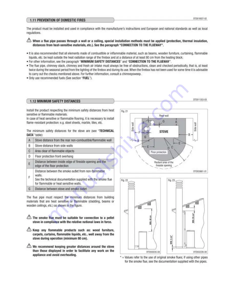 Superior Robeys GIOIA Instructions For Installation, Use And Maintenance Manual Download Page 18