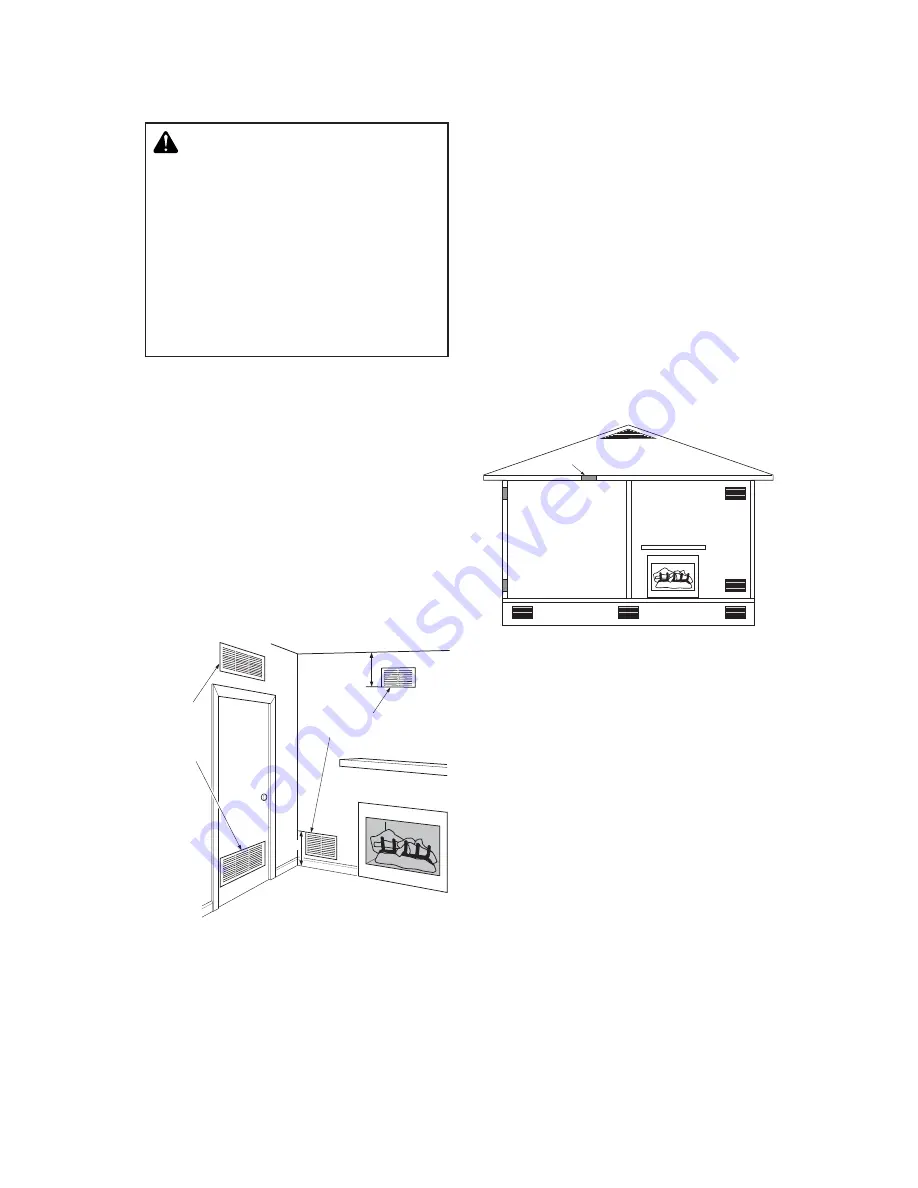 Superior VF18NBTB Installation And Operation Instructions Manual Download Page 8