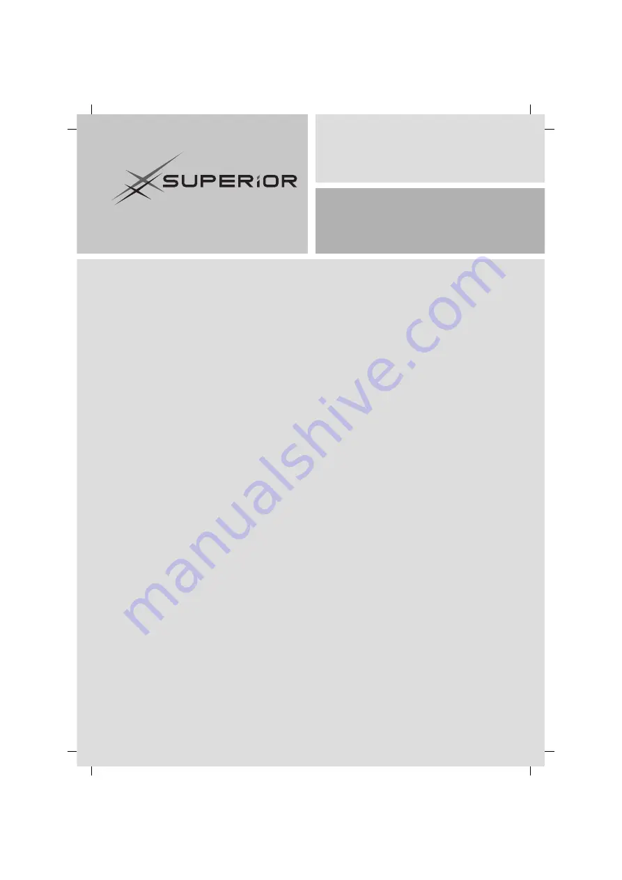 Superior XBM1139S User Manual Download Page 1