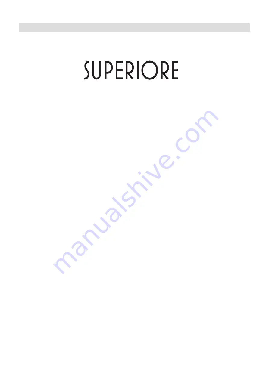 Superiore HD361AC CB Use And Care Manual Download Page 1