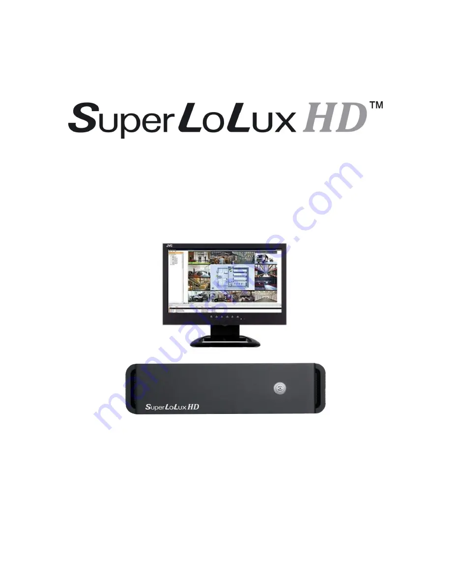 SUPERLOLUX HD9 NVR Скачать руководство пользователя страница 1