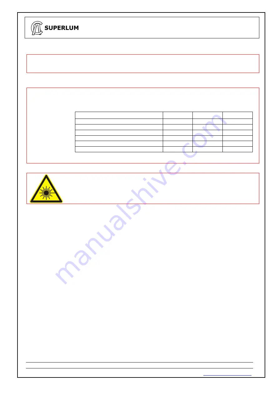 superlum OEM-MOPA Скачать руководство пользователя страница 2