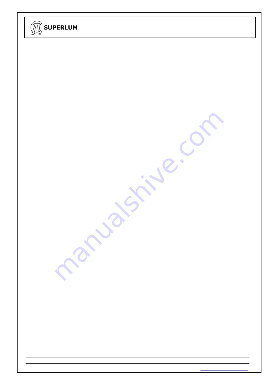 superlum OEM-MOPA User Manual Download Page 3