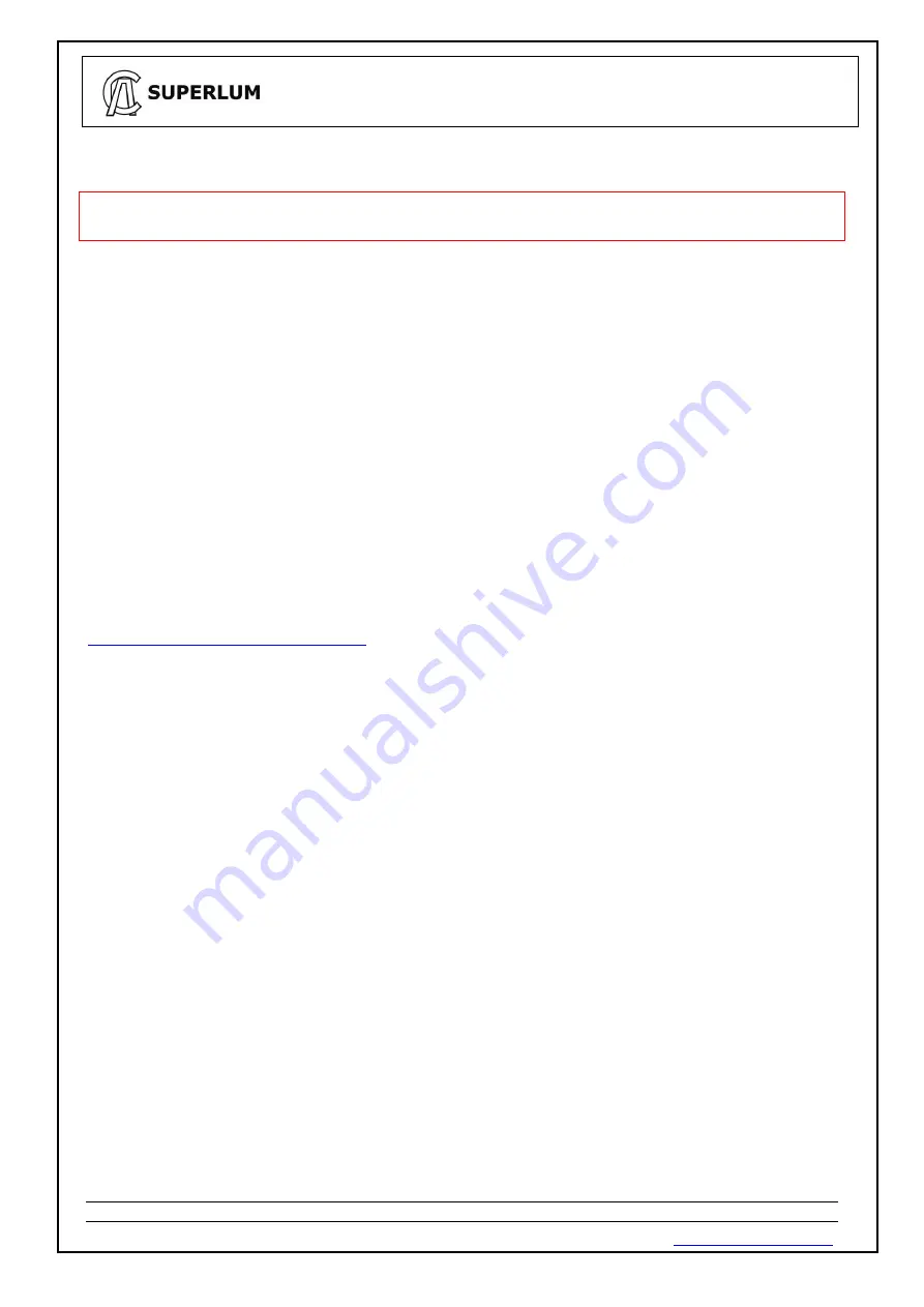 superlum OEM-MOPA User Manual Download Page 14