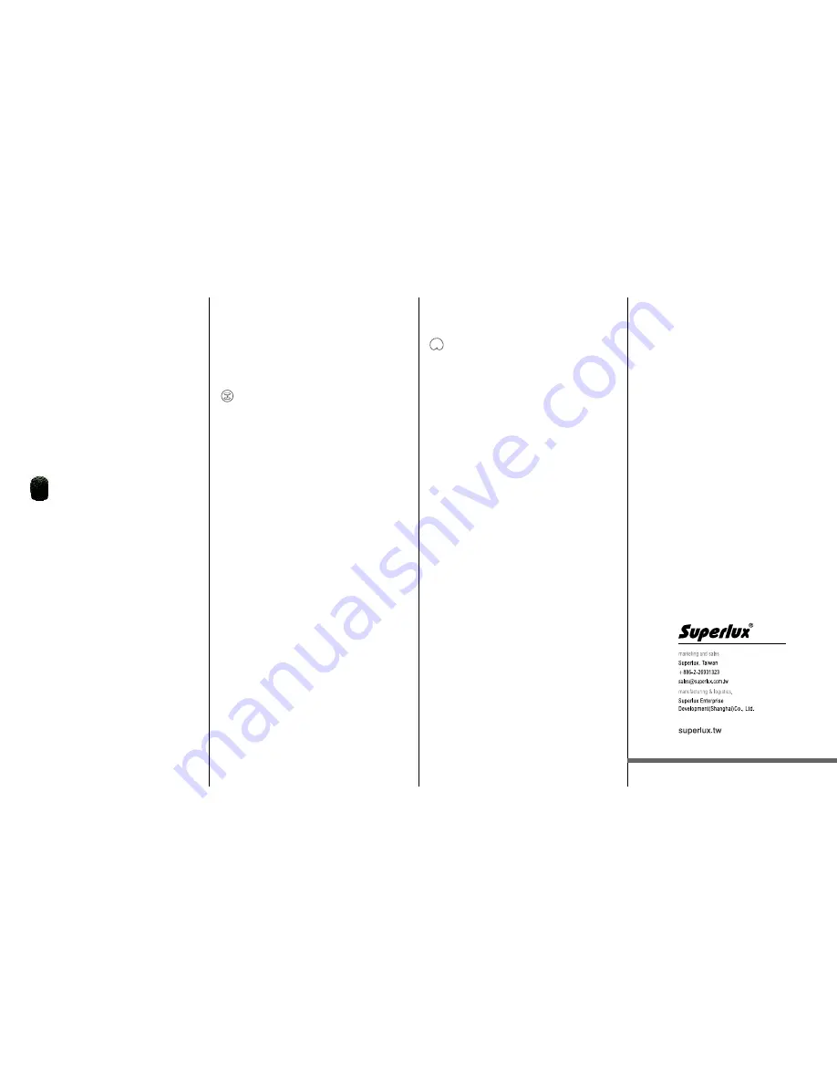 Superlux E306 User Manual Download Page 2