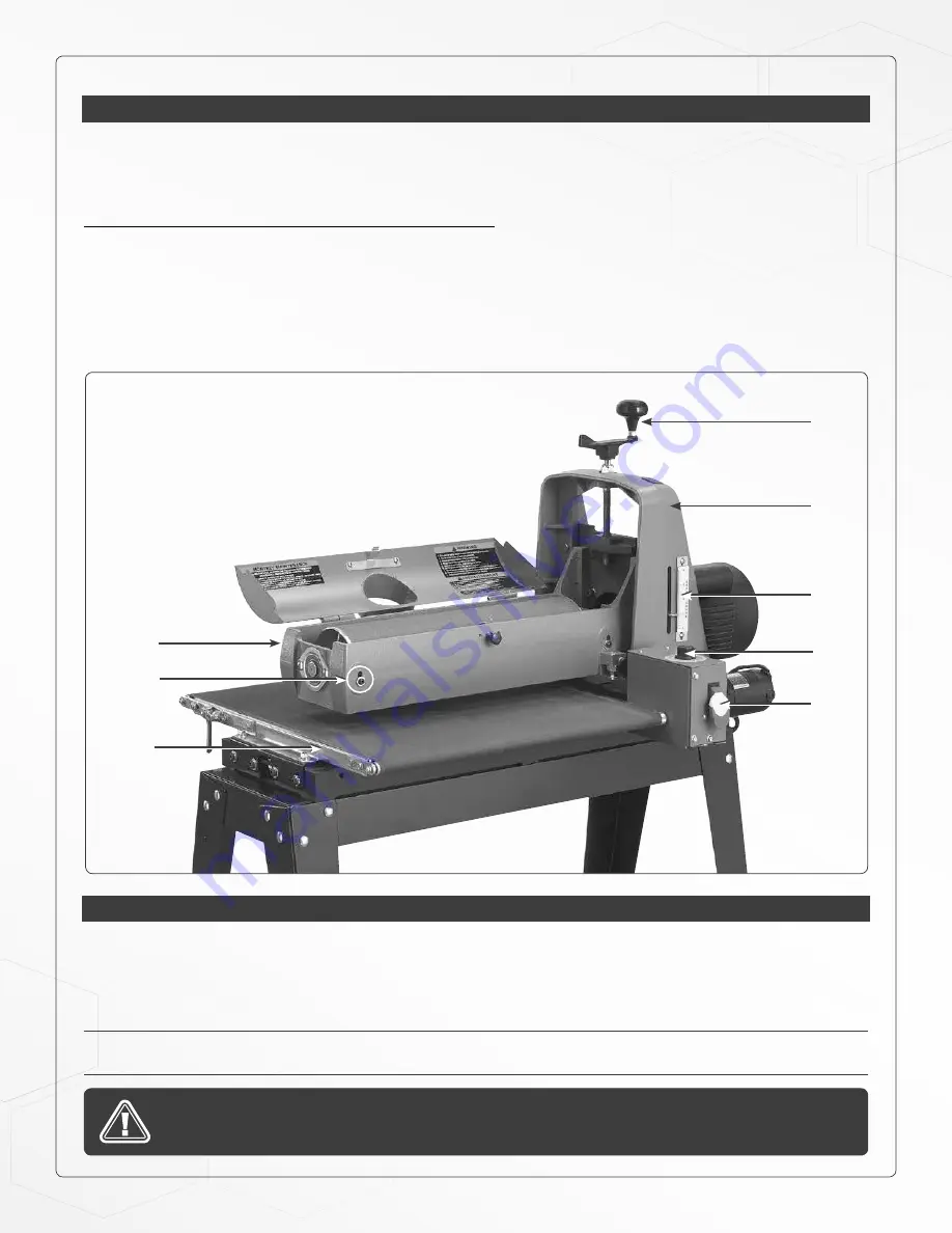 SuperMax 19-38 DRUM SANDER Скачать руководство пользователя страница 7