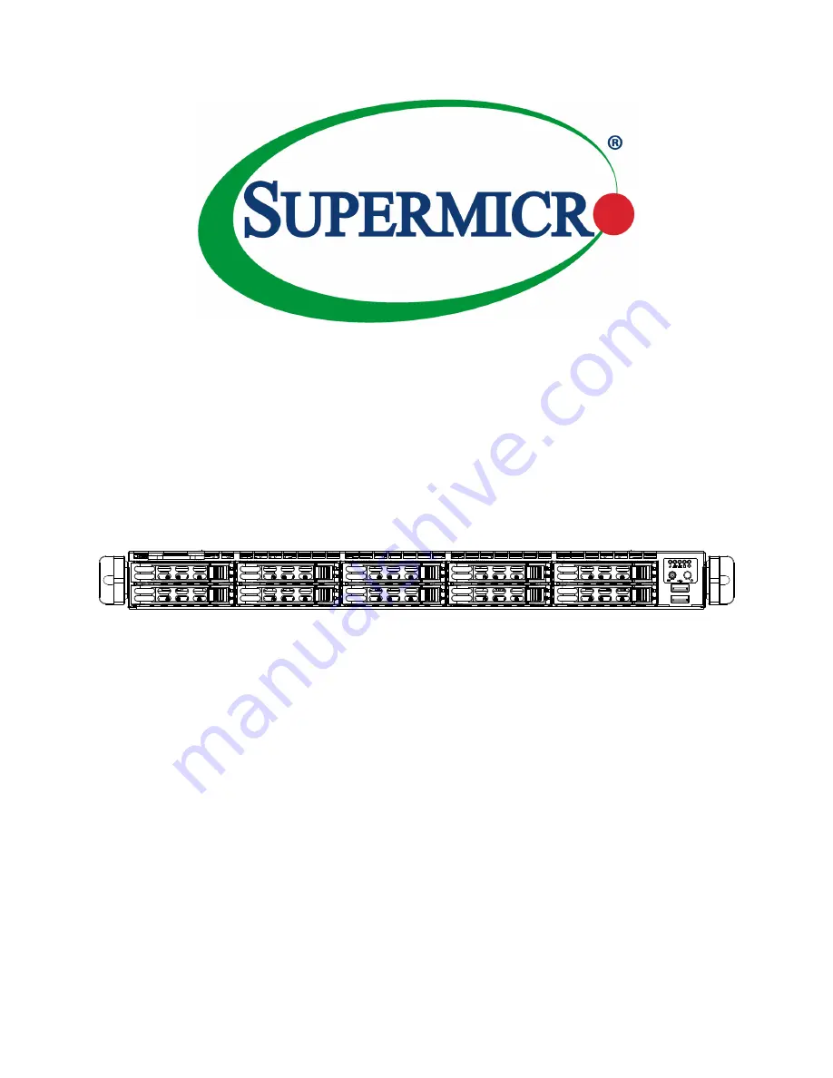 Supermicro 1029U-TRTP Скачать руководство пользователя страница 1