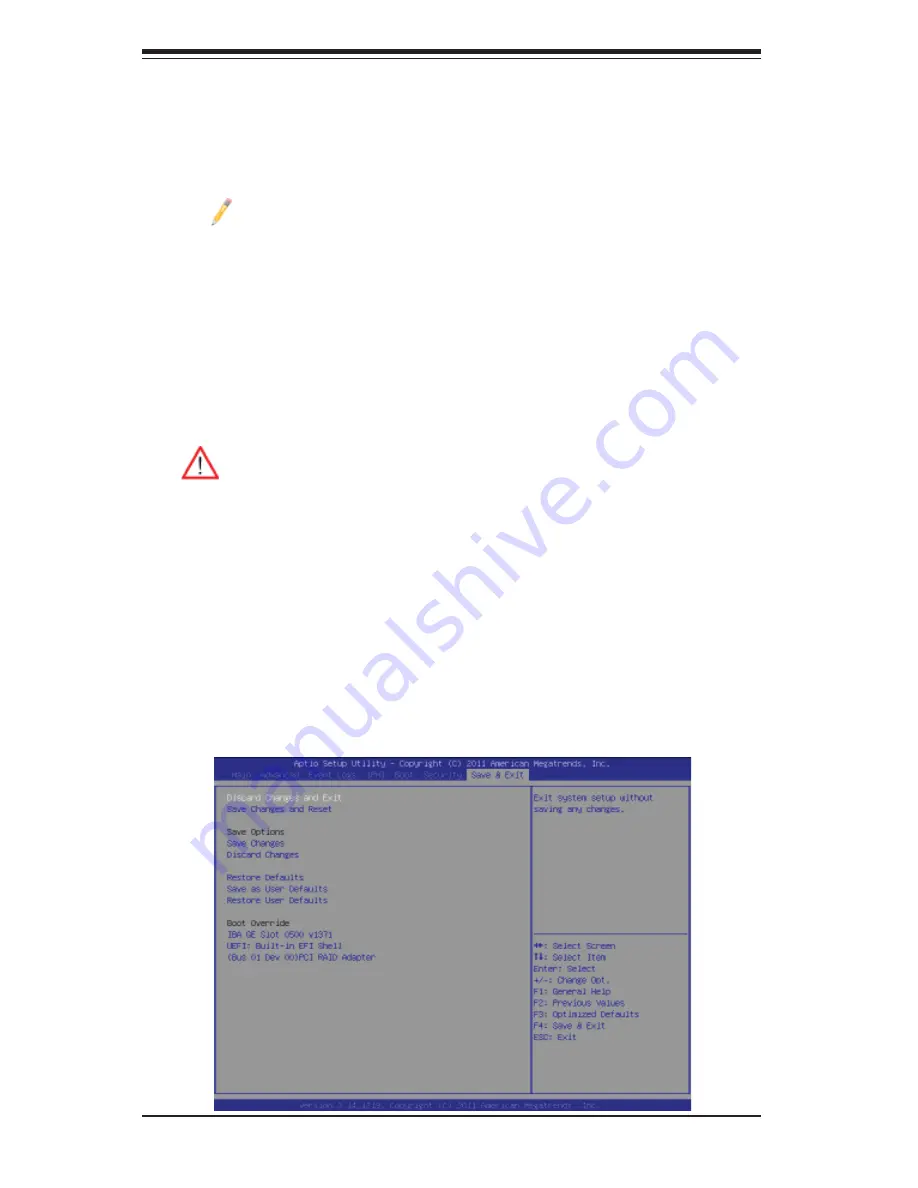 Supermicro 7047R-72RF User Manual Download Page 70